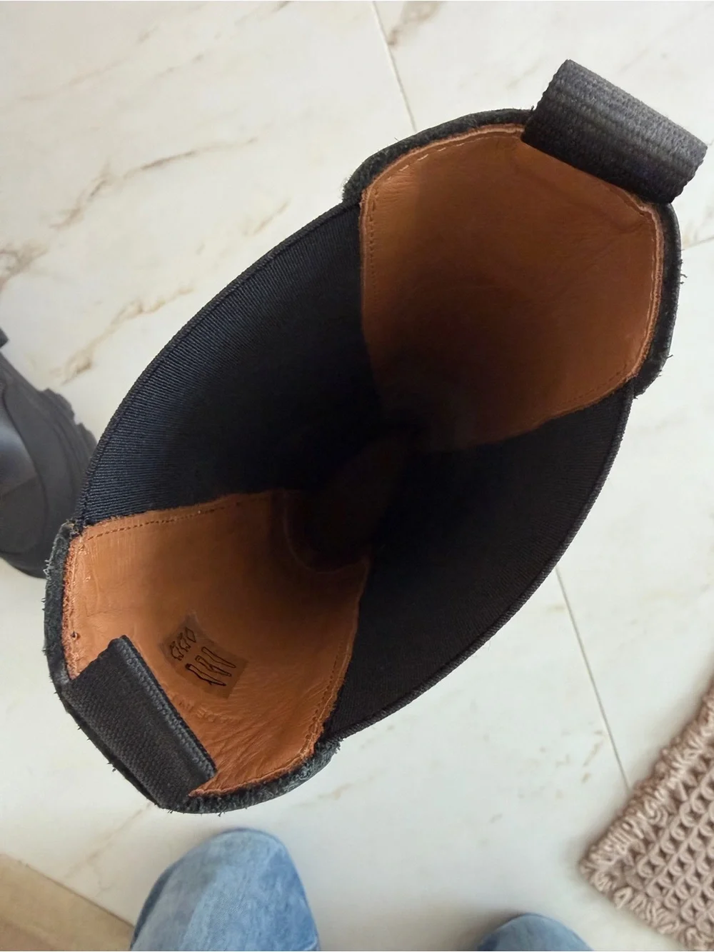 GANNI Cleated Knee-High Chelsea Boots (ONLY WORN ONCE - LIKE NEW!)